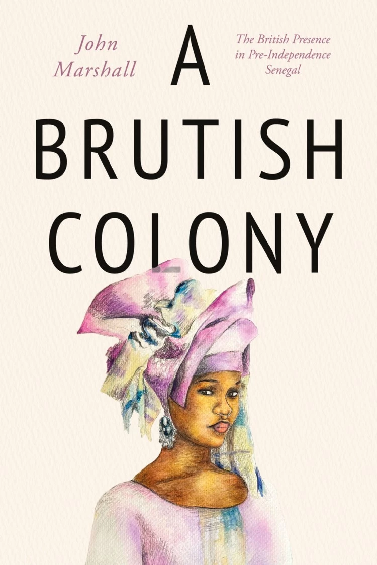 A Brutish Colony cover, a painting of a woman